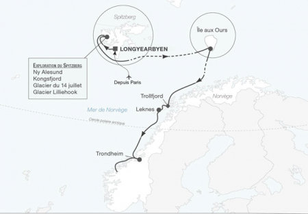 Croisière Spitzberg, îles Lofoten et Fjords