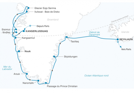 Croisière Villages inuits au Groenland 