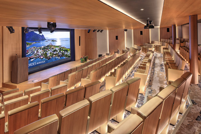 Croisière Islande et côte est du Groenland - Auditorium